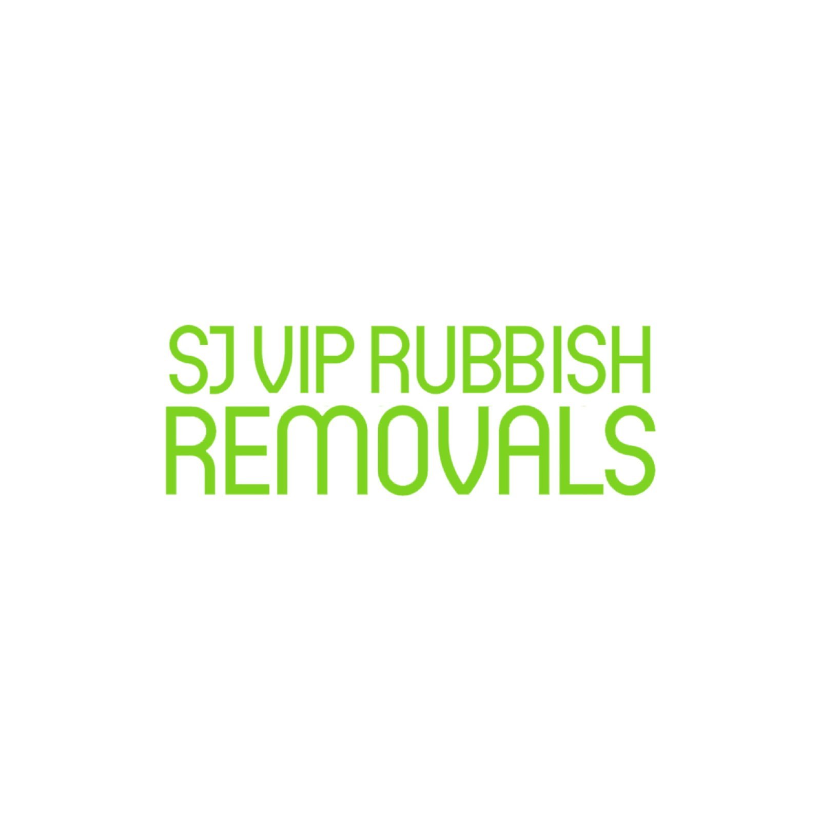 SJ VIP Rubbish Removals logo and brand identity by Afai Pixel